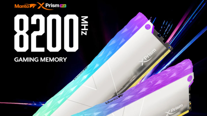V-Color Manta XPrism RGB 48 GB 8200 MHz - zapowiedź bardzo szybkich kości pamięci RAM DDR5 dla wymagających użytkowników [1]