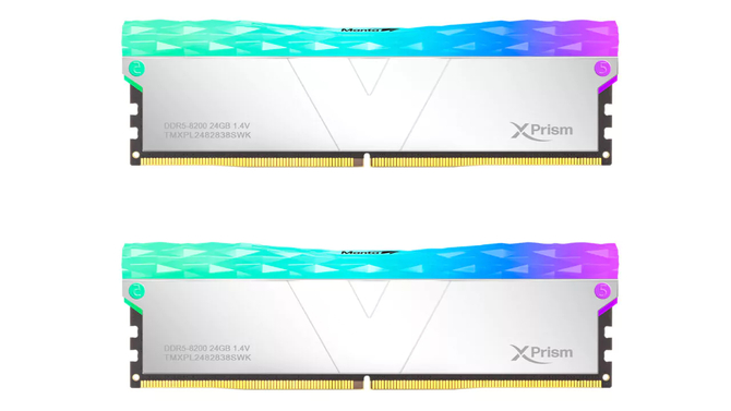 V-Color Manta XPrism RGB 48 GB 8200 MHz - zapowiedź bardzo szybkich kości pamięci RAM DDR5 dla wymagających użytkowników [3]