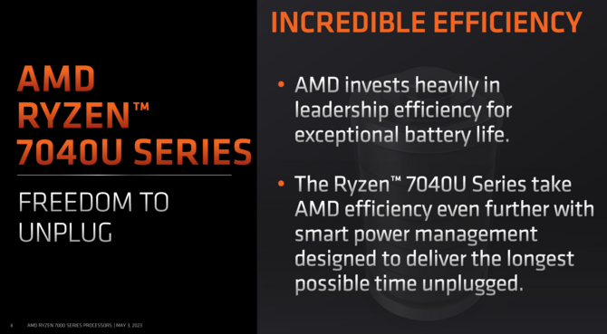 AMD Ryzen 7 7840U, Ryzen 5 7640U, Ryzen 5 7540U, Ryzen 3 7440U - prezentacja procesorów APU Phoenix dla ultrabooków [8]