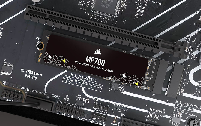 Corsair MP700 - jeden z najszybszych dysków SSD w standardzie PCIe Gen.5 już dostępny w sprzedaży [1]