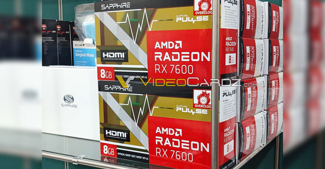 AMD Radeon RX 7600 8 GB - nowe karty graficzne trafiły do pierwszych sklepów. Premiera jeszcze w tym miesiącu [1]