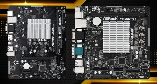 ASRock N100M and N100DC-ITX - the manufacturer presented two new motherboards integrated with the Intel N100 processor [2]