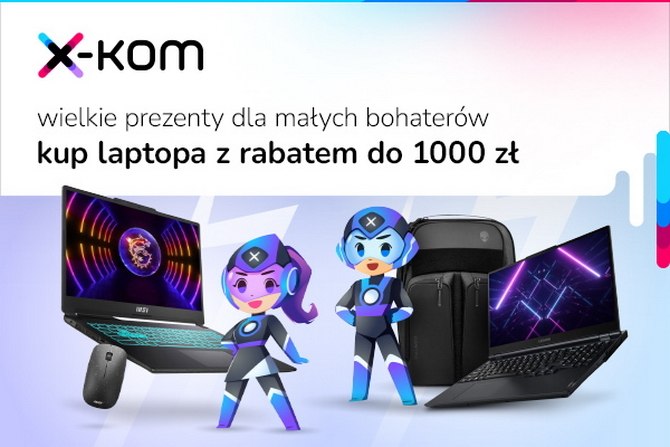 jaki prezent na komunię lub dzień dziecka? W sklepach x-kom taniej kupisz laptopy, smartfony i wiele innych produktów [nc1]