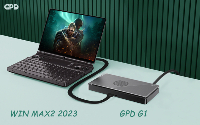 GPD G1 - stacja eGPU oparta na AMD Radeon RX 7600M XT i dedykowana dla GPD Win Max 2 [1]