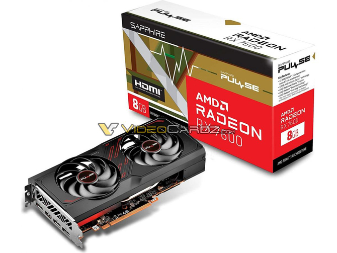 Sapphire Radeon RX 7600 PULSE - opublikowano zdjęcia przystępnej cenowo karty graficznej z rodziny RDNA 3 [2]