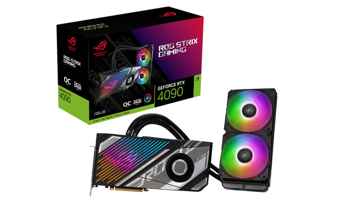 ASUS ROG STRIX LC GeForce RTX 4090 - the manufacturer presented a top graphics card with a liquid cooling system [4]