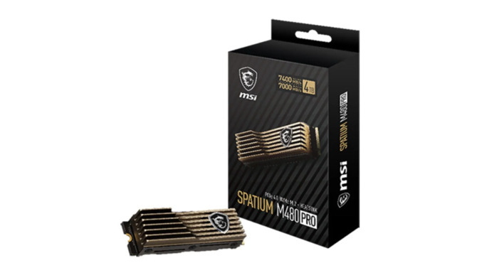 MSI Spatium M480 PRO - nowa seria szybkich dysków SSD PCIe 4.0. Jeden z modeli jest kompatybilny z konsolami PlayStation 5 [2]