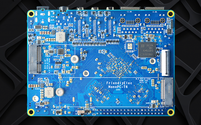 FriendlyELEC NanoPC-T6 - komputer płytkowy z procesorem Rockchip RK3588, slotem microSIM oraz złączem mini PCIe [3]