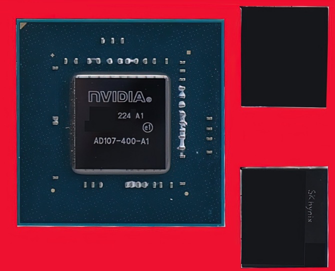 NVIDIA GeForce RTX 4060 - tak prezentuje się rdzeń AD107. Jest znacznie mniejszy od GA107 i TU117 [2]