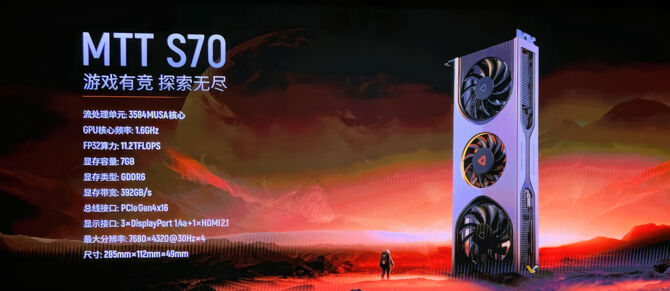 Moore Threads MTT S70 - premiera nowej chińskiej karty graficznej z 7 GB pamięci VRAM GDDR6 [2]