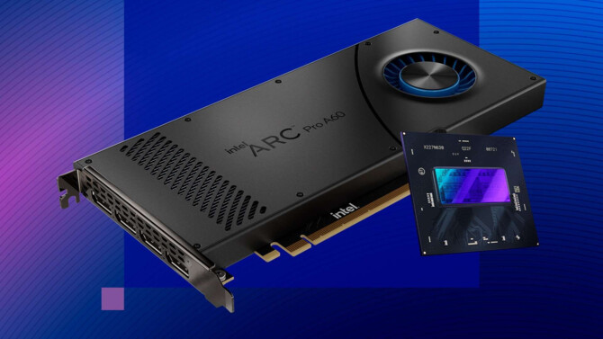 Intel ARC Pro A60 i ARC Pro A60M - oficjalnie zapowiedziano nowe układy graficzne przeznaczone do stacji roboczych [1]