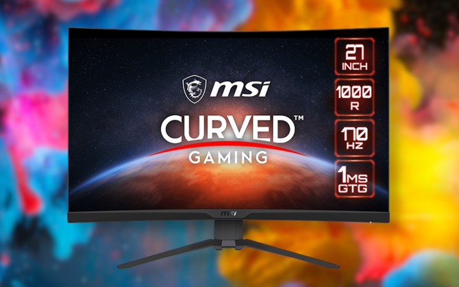 MSI MAG 275CQRF-QD -  27-calowy, zakrzywiony monitor dla graczy o rozdzielczości 1440p i odświeżaniu obrazu 170 Hz [1]
