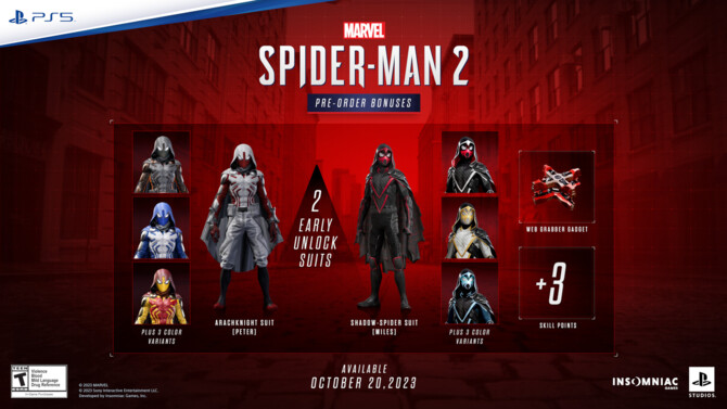 Marvel's Spider-Man 2 zadebiutuje w październiku, ponadto poznaliśmy zawartość edycji kolekcjonerskiej [3]