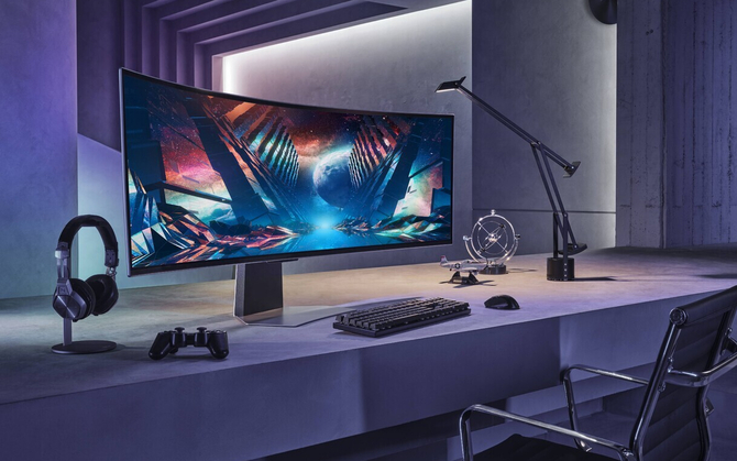 Samsung Odyssey OLED G9 - globalna premiera 49-calowego zakrzywionego monitora gamingowego ze sporą funkcjonalnością [2]