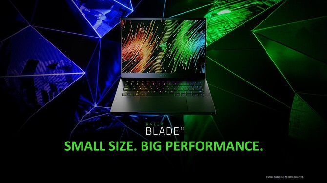 Razer Blade 14 - nowa wersja laptopa otrzyma procesor AMD Ryzen 9 7940HS oraz układy GeForce RTX 4060 i RTX 4070 [1]