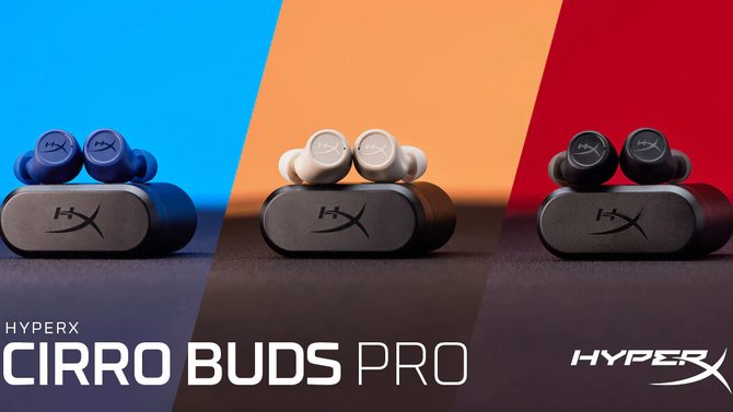 HyperX Cirro Buds Pro - bezprzewodowe słuchawki douszne TWS z opcją ANC i ciekawie wyglądającym etui [1]