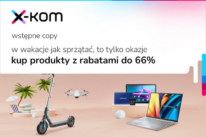 W sklepach x-kom taniej kupisz dyski SSD, monitory, laptopy, słuchawki i drukarki. Jest też zniżka na Apple iPhone 14 [nc1]