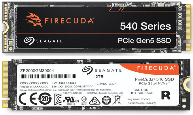 Seagate FireCuda 540 - premiera szybkich nośników SSD M.2 NVMe przygotowanych z myślą o graczach [2]