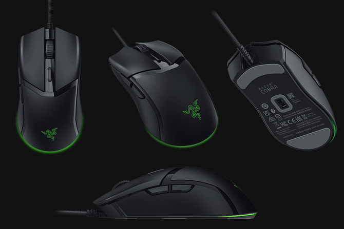 Razer Cobra Pro - mysz dla graczy, oferująca topowy sensor i częstotliwość raportowania 4000 Hz. Jest też wersja tańsza [8]