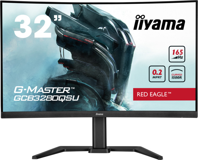 iiyama G-Master GCB3280QSU-B1 Red Eagle - 32-calowy, zakrzywiony monitor VA dla graczy [1]