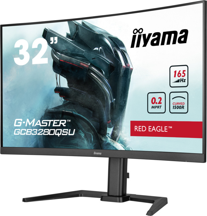 iiyama G-Master GCB3280QSU-B1 Red Eagle - 32-calowy, zakrzywiony monitor VA dla graczy [3]