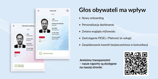 mObywatel - otwarte testy wersji 2.0 oraz debiut 14 lipca. mDowód, wersja w przeglądarce i kolejne cyfrowe funkcjonalności [1]