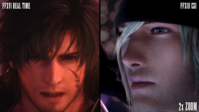 Final Fantasy XVI - porównano rzeczywistą grafikę gry z animacjami CGI w Final Fantasy XIII. Czy można mówić o zbliżonej jakości? [4]
