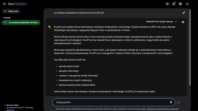 Google Bard - chatbot zawitał do Polski. Co może nam zaoferować bezpośrednia konkurencja dla ChatGPT? [4]