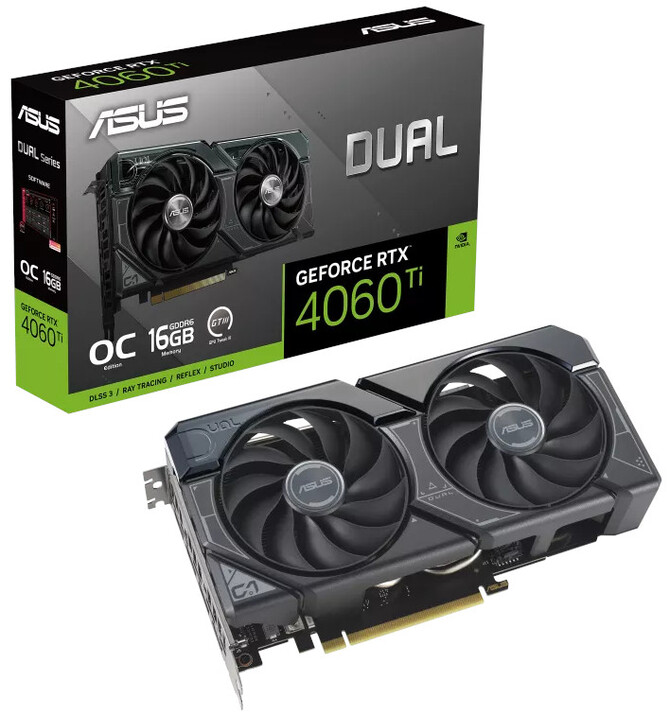 ASUS Dual GeForce RTX 4060 Ti 16 GB i ASUS ProArt GeForce RTX 4060 Ti 16 GB zaprezentowane przez producenta [8]