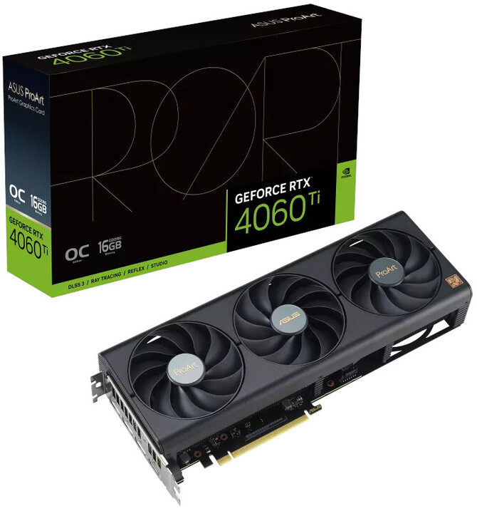 ASUS Dual GeForce RTX 4060 Ti 16 GB i ASUS ProArt GeForce RTX 4060 Ti 16 GB zaprezentowane przez producenta [9]