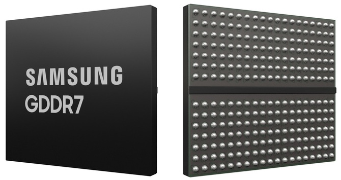 Samsung prezentuje pamięci GDDR7 dla kart graficznych - ich produkcja rozpocznie się w przyszłym roku [1]