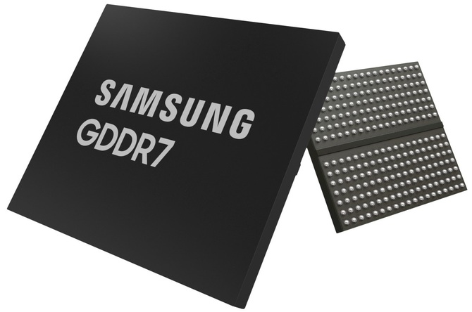 Samsung prezentuje pamięci GDDR7 dla kart graficznych - ich produkcja rozpocznie się w przyszłym roku [2]