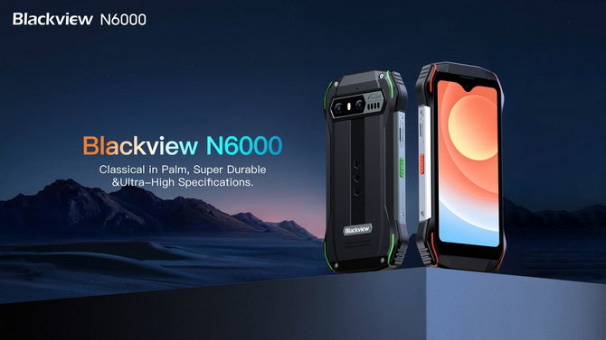 Blackview N6000 - Mały smartfon dla twardzieli, odporny na zalanie, pyłki i wstrząsy. Teraz w niższej cenie na AliExpress [nc1]