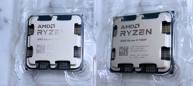 AMD Ryzen 5 7500F - zadebiutował nowy chip Zen 4 bez iGPU. Układ jednak ma być dostępny na całym świecie [1]