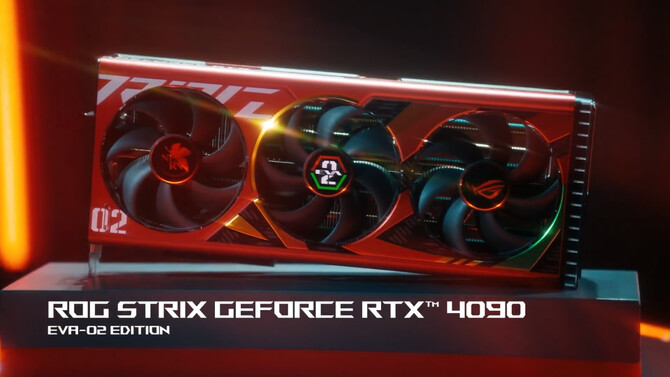 ASUS ROG Strix GeForce RTX 4090 EVA-02 - zaprezentowano kartę graficzną inspirowaną znaną serią anime [1]