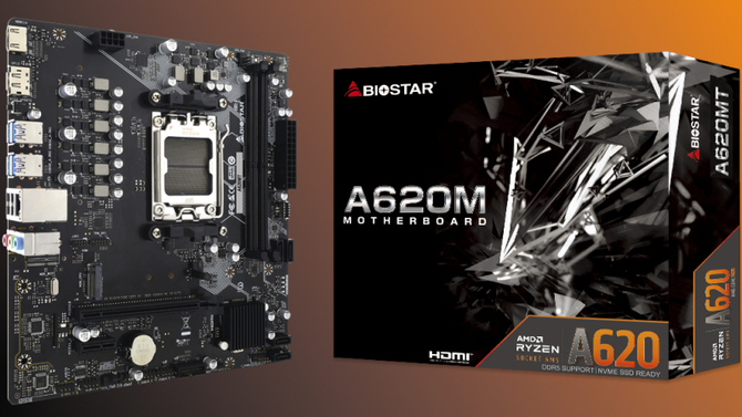 BIOSTAR A620MT - premiera nowej budżetowej płyty głównej dla procesorów AMD Ryzen 7000 [1]