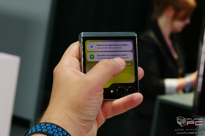 Samsung Galaxy Z Flip5 - premiera składanego smartfona o niewielkich gabarytach. Producent stawia na gustowną ewolucję [nc6]