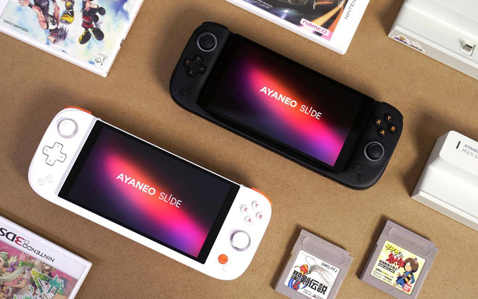 AYANEO SLIDE - gamingowy handheld z wysuwanym ekranem i fizyczną klawiaturą RGB. GPD WIN 4 (2023) ma solidnego rywala  [2]
