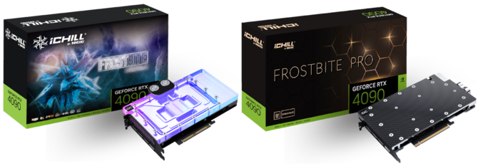 Inno3D GeForce RTX 4090 iChill Frostbite Ultra i RTX 4090 iChill Frostbite Pro - pokazano karty z chłodzeniem cieczą [6]