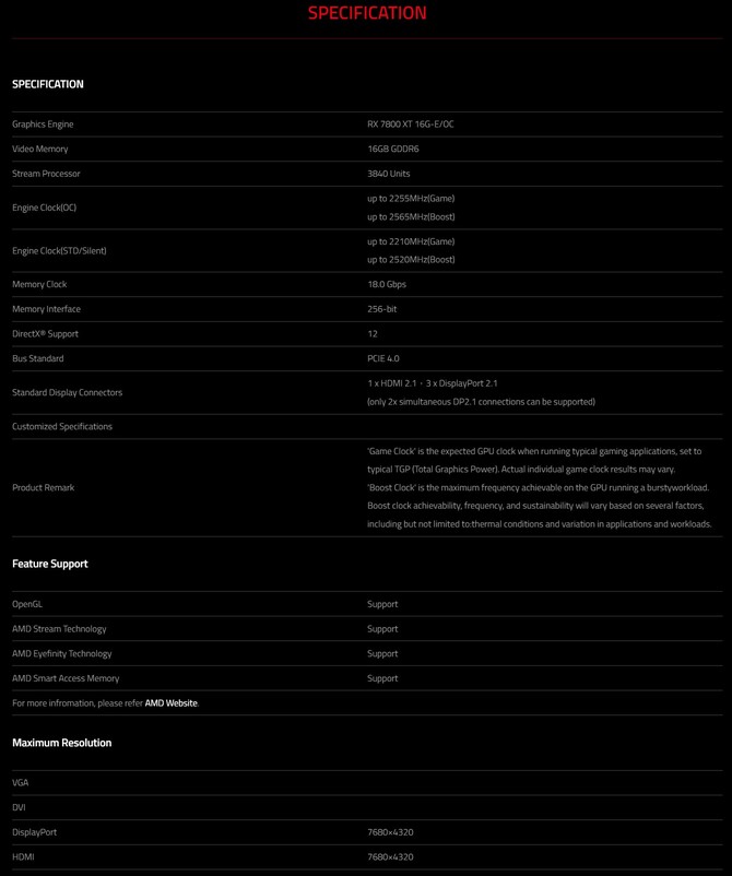 AMD Radeon RX 7800 XT - PowerColor opublikował pełną specyfikację nadchodzącej karty graficznej RDNA 3 [9]