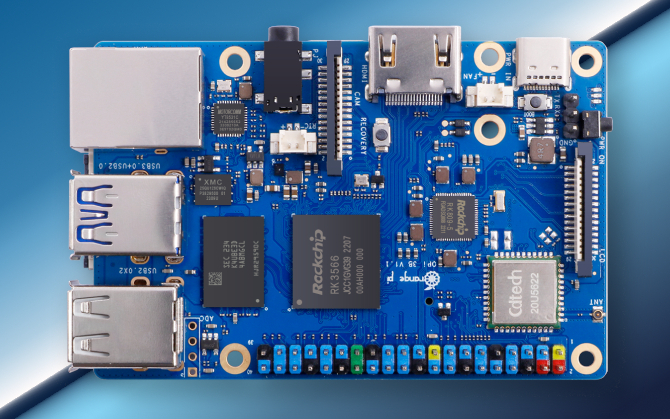 Orange Pi 3B - komputer jednopłytkowy z nawet 8 GB pamięci RAM oraz 256 pamięci eMMC w śmiesznie niskiej cenie [1]