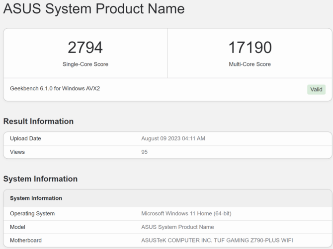 Intel Core i5-14600KF przetestowany w Geekbench 6. Nie należy oczekiwać dużego wzrostu wydajności jednego wątku [2]