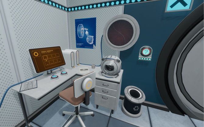 Escape Simulator - popularna gra logiczna doczeka się darmowego DLC, w którym ponownie odwiedzimy Aperture Science [4]