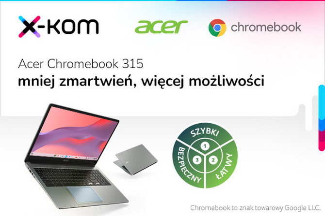 Niższe ceny na karty graficzne, procesory, pamięci RAM, dyski SSD, obudowy i zasilacze. Promocja na laptopy i chromebooki [nc1]