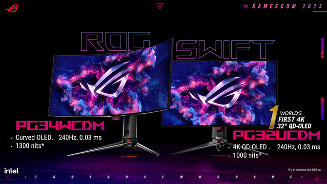 ASUS ROG Swift PG32UCDM - 32-calowy monitor 4K QD-OLED z odświeżaniem 240 Hz. Na debiut jednak trochę poczekamy [3]