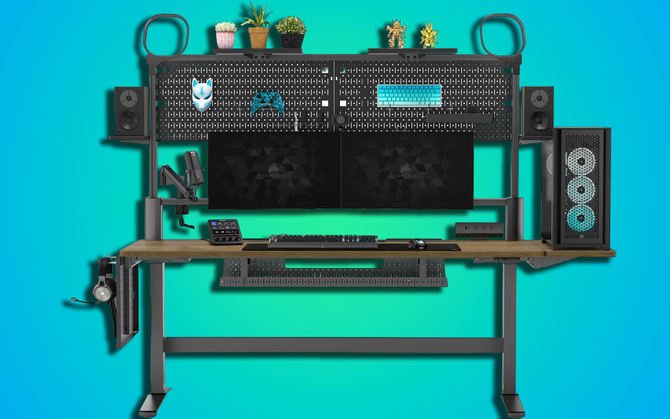 Corsair Platform:6 - modularne biurko, które zaprojektujesz i dostosujesz całkowicie po swojemu [4]