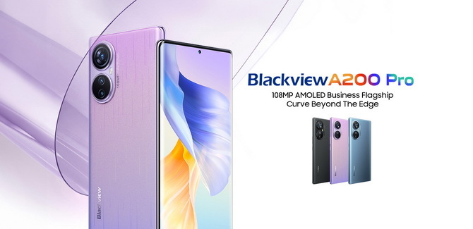 Premiera biznesowego flagowca za 199 dolarów. Blackview A200 Pro z układem Helio G99, wyświetlaczem AMOLED i aparatem 108 MP [1]