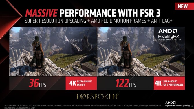 AMD FSR 3 z technologią Fluid Motion Frames nadal bez daty premiery, ale poznaliśmy pierwsze gry z obsługą techniki [2]