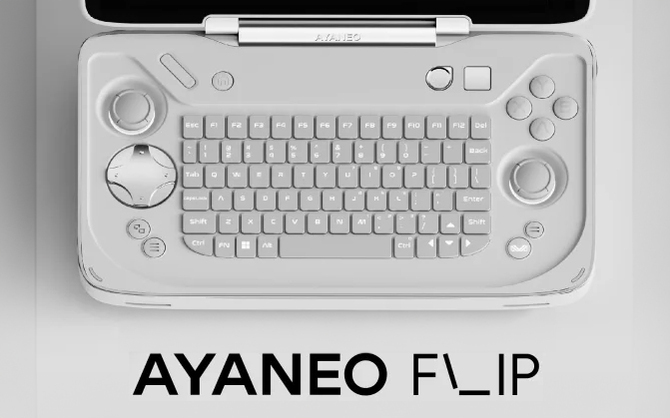 AYANEO Flip - pojawił się bezpośredni rywal GPD Win Mini. Handheld ze składaną konstrukcją i układem AMD APU Pheonix [1]