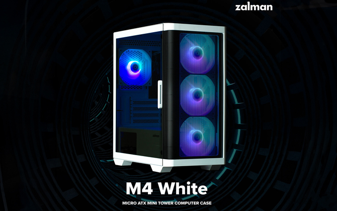 Zalman M4 White - stylowa obudowa komputerowa, która oprócz wyglądu zapewnia świetne możliwości chłodzenia [1]